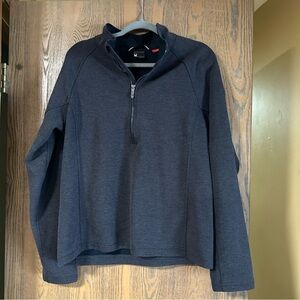 Spyder Men's Black Quarter-Zip Sweater